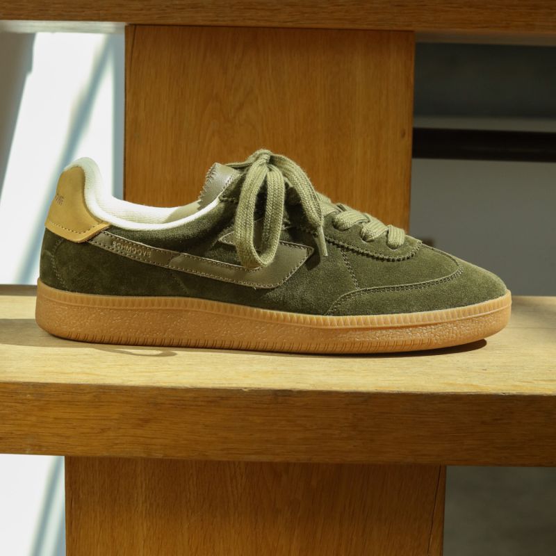 SHEFFIELD JOGGER M - SUEDE/NUBUCK - KAKI/CAMEL